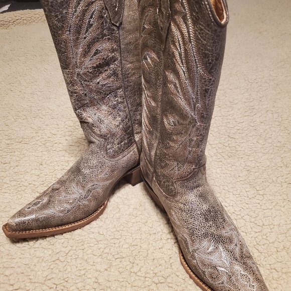 Tanner Mark Western Cowboy boots - Picture 2 of 4
